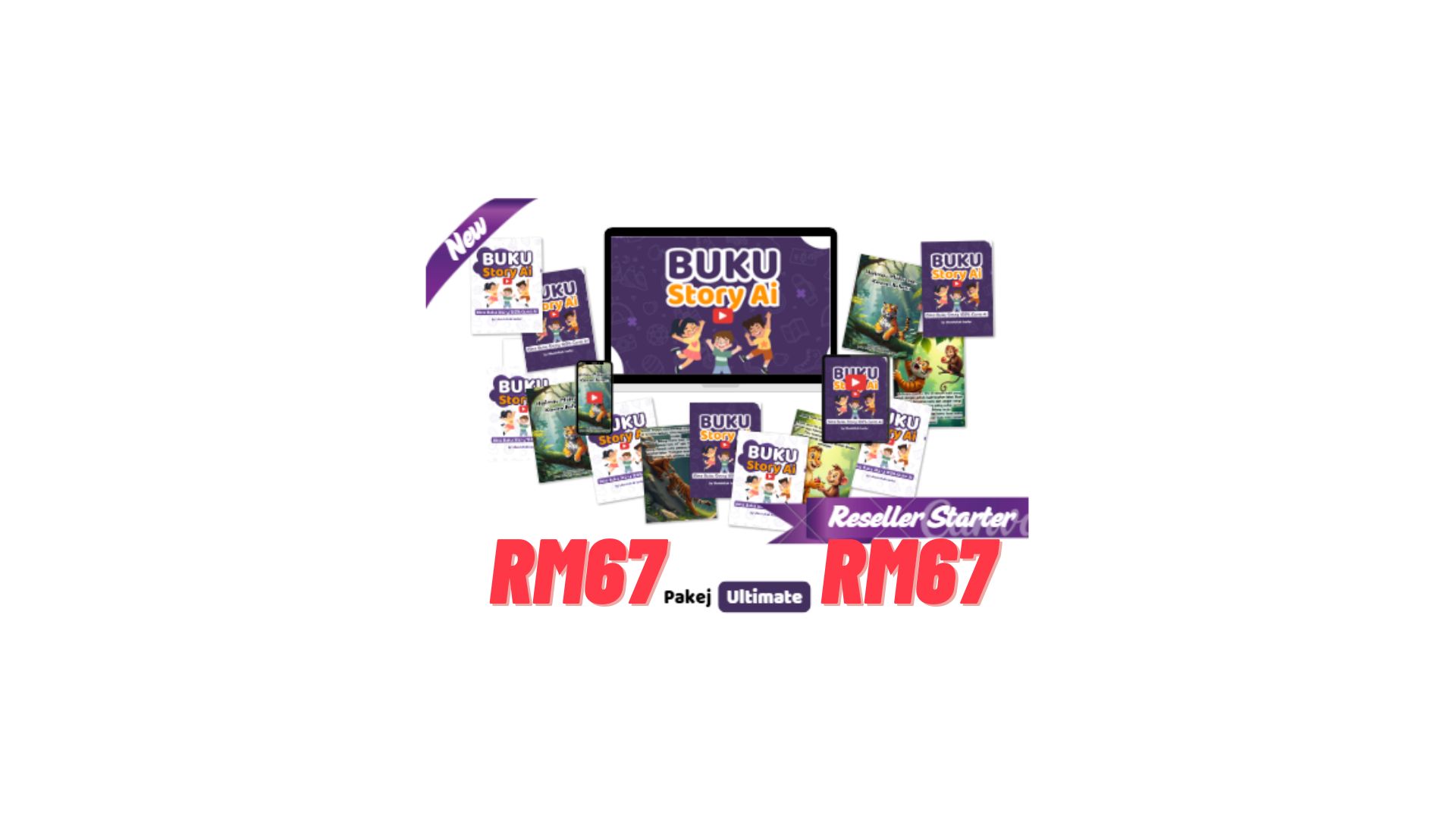 Modul Buku Story AI - Pakej Ultimate (RM67)